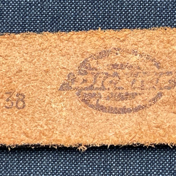 🔥🤎NWOT Dickies size 38 black leather belt & silver buckle. Thick and rugged! - Picture 8 of 8